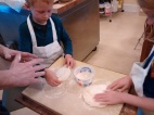 Shaping the pizzas was probably the highlight.